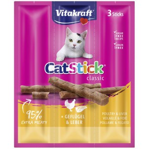 VK Cat stick min.poultr/liver 3ks 18g