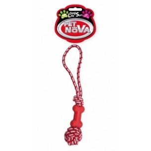 HRACKA - TPR ROPEDUMBBELL RED