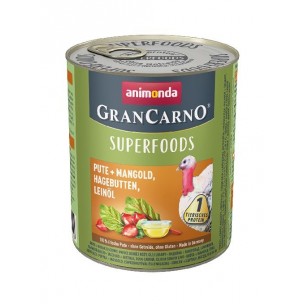 Konzerva GRANCARNO Superfoods 800g - morka, mangold, šípky, lanový olej