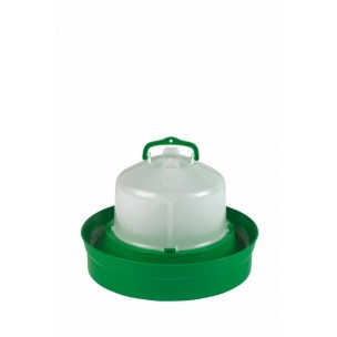 PREMIUM Napájacka pre hydinu 5L - s hlbokou miskou - s napúštacím štuplom/zelená