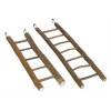 Ladder, bark wood, 7 rungs/30 cm