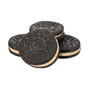 Black & White Cookies, ř 4 cm, 4 pcs./100 g DOPREDAJ