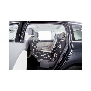 Car cover, narrow, also for front seat, 0.65 × 1.45 m, black/beige