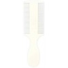 Flea and dust comb, double-sided, plastic, 14 cm