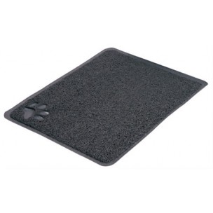 Cat litter tray mat, PVC, 40 × 60 cm, anthracite