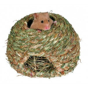 Nest, hamsters, grass, ř 16 cm