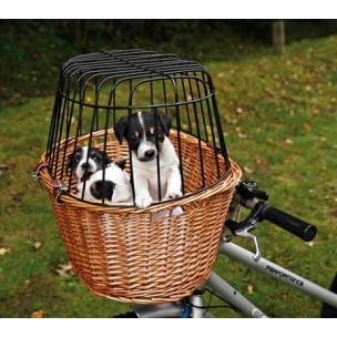 Front bicycle basket, 44 × 48 × 33 cm, nature