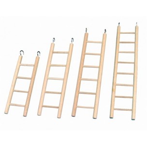 Ladder, wood, 7 rungs/32 cm DOPREDAJ ZRUŠENÉ