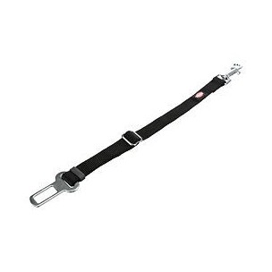 Seatbelt for car harnesses, XS–S: 30–45 cm/20 mm, black