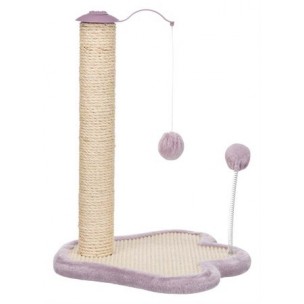 Junior scratching paw with post, 50 cm, light lilac/natural