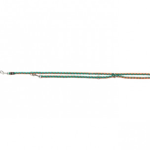 Cavo adjustable leash, L–XL: 2.00 m/ř 18 mm, papaya/ocean
