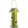 Bird feeder, metal/plastic, 800 ml/25 cm, green