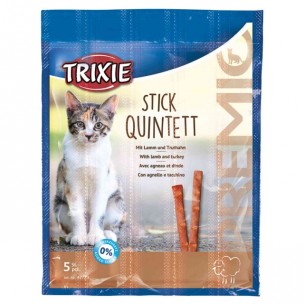 PREMIO Stick Quintett, lamb/turkey, 5 × 5 g