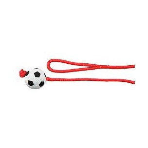 Football on a rope, floatable, foam rubber, ř 6 cm/1.00 m
