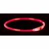 Flash light ring USB, S–M: 40 cm/ř 8 mm, red
