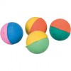 Set of soft balls, soft rubber, ř 4.3 cm, 4 pcs.