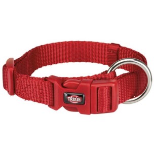 Premium collar, S–M: 30–45 cm/15 mm, red