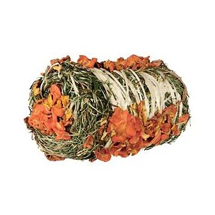 Hay bale with pumpkin and carrot, ř 10 × 18 cm, 200 g