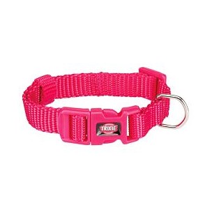 Premium collar, XS–S: 22–35 cm/10 mm, fuchsia