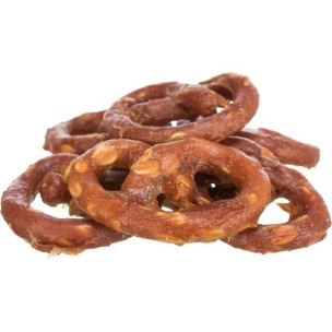 Mini Pretzel with chicken, bulk, 6 × 4 cm, 10 g