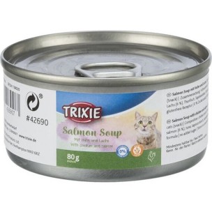 Salmon Soup losos & kura - tekutá maškrta pre macky, 80 g