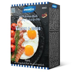 SMOOKIES Premium BACON - slaninové sušienky 100% human grade, 200g