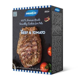 SMOOKIES Premium BEEF - hovädzie sušienky 100% human grade, 200g