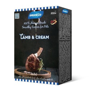 SMOOKIES Premium LAMB - jahnacie sušienky 100% human grade, 200g