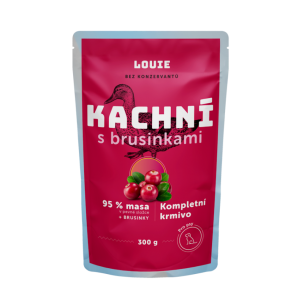 Kapsicka LOUIE kacacie s brusnicami 300g pre psov