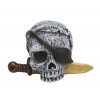 Lebka piráta 6cm - akva. dekorácia